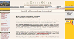 Desktop Screenshot of krebsmuehle.de